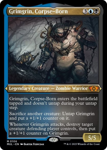 Grimgrin, Corpse-Born (Foil Etched), March of the Machine: Multiverse Legends 106