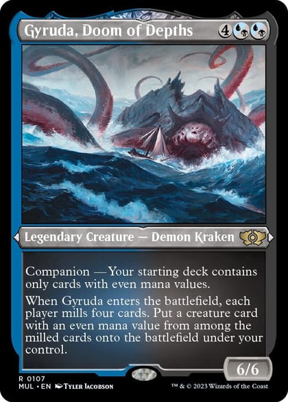 Gyruda, Doom of Depths (Foil Etched), March of the Machine: Multiverse Legends 107