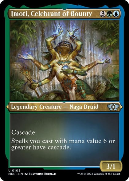 Imoti, Celebrant of Bounty (Foil Etched), March of the Machine: Multiverse Legends 108