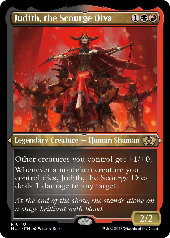 Judith, the Scourge Diva (Foil Etched), March of the Machine: Multiverse Legends 110