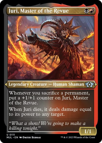 Juri, Master of the Revue (Foil Etched), March of the Machine: Multiverse Legends 111