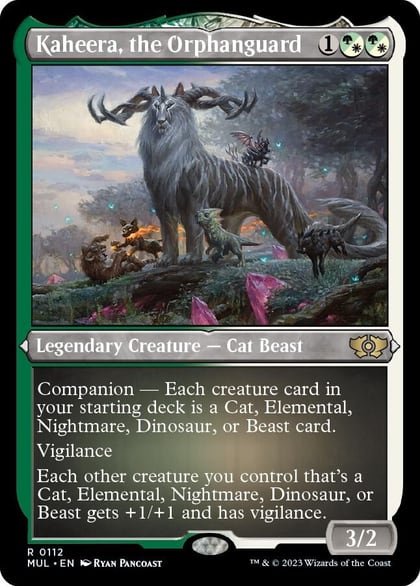 Kaheera, the Orphanguard (Foil Etched), March of the Machine: Multiverse Legends 112