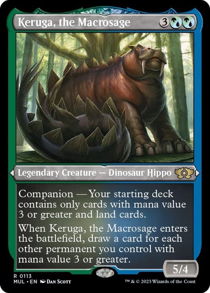 Keruga, the Macrosage (Foil Etched), March of the Machine: Multiverse Legends 113