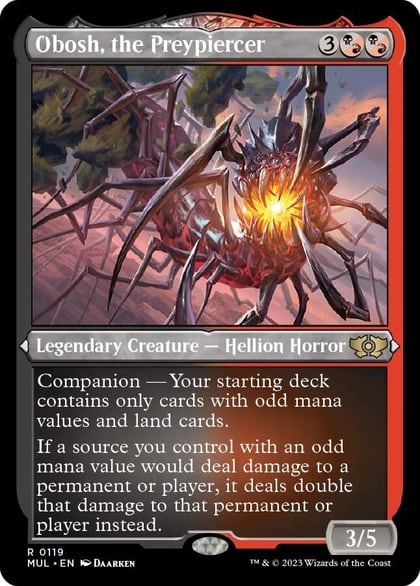 Obosh, the Preypiercer (Foil Etched), March of the Machine: Multiverse Legends 119