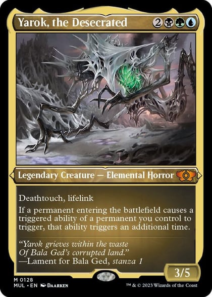 Yarok, the Desecrated (Foil Etched), March of the Machine: Multiverse Legends 128