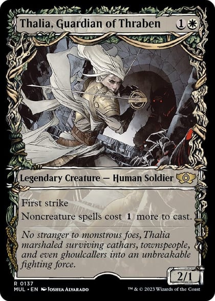 Thalia, Guardian of Thraben (Halo Foil), March of the Machine: Multiverse Legends 137