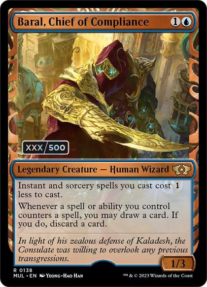 Baral, Chief of Compliance (Serial Numbered), March of the Machine: Multiverse Legends 138