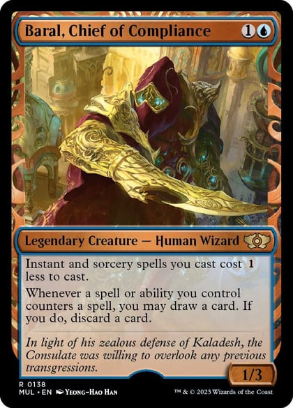 Baral, Chief of Compliance (Halo Foil), March of the Machine: Multiverse Legends 138