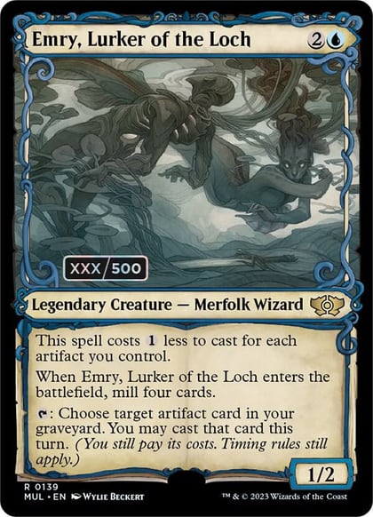 Emry, Lurker of the Loch (Serial Numbered), March of the Machine: Multiverse Legends 139