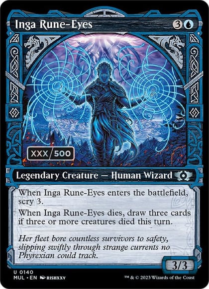 Inga Rune-Eyes (Serial Numbered), March of the Machine: Multiverse Legends 140