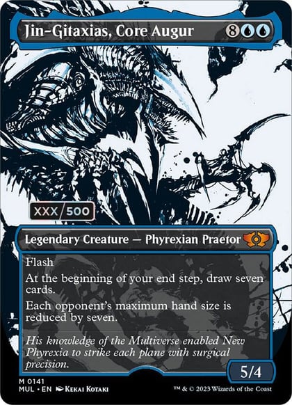 Jin-Gitaxias, Core Augur (Serial Numbered), March of the Machine: Multiverse Legends 141