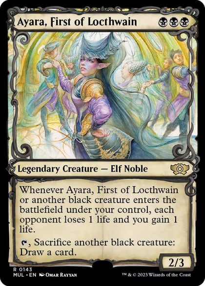 Ayara, First of Locthwain (Halo Foil), March of the Machine: Multiverse Legends 143