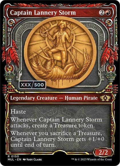 Captain Lannery Storm (Serial Numbered), March of the Machine: Multiverse Legends 150