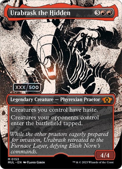 Urabrask the Hidden (Serial Numbered), March of the Machine: Multiverse Legends 153