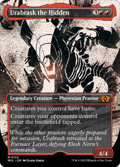 Urabrask the Hidden (Halo Foil), March of the Machine: Multiverse Legends 153