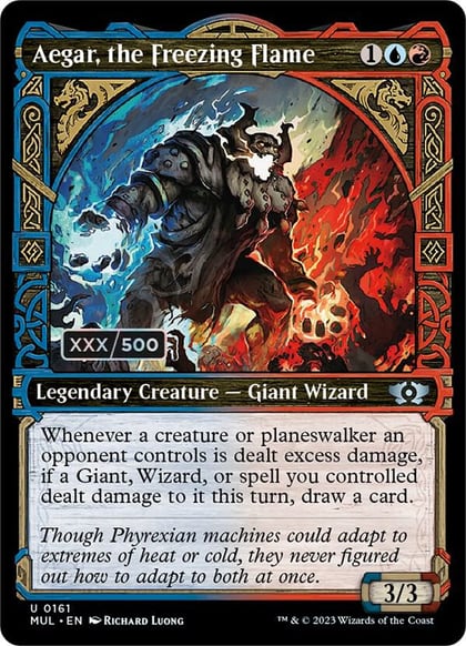 Aegar, the Freezing Flame (Serial Numbered), March of the Machine: Multiverse Legends 161