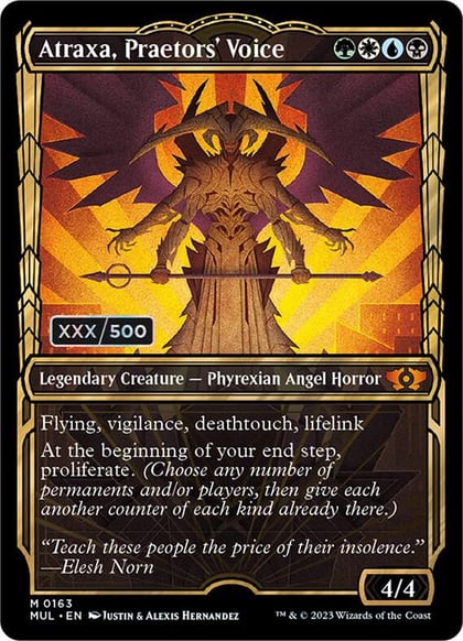 Atraxa, Praetors' Voice (Serial Numbered), March of the Machine: Multiverse Legends 163