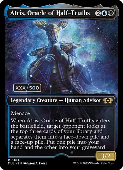 Atris, Oracle of Half-Truths (Serial Numbered), March of the Machine: Multiverse Legends 164