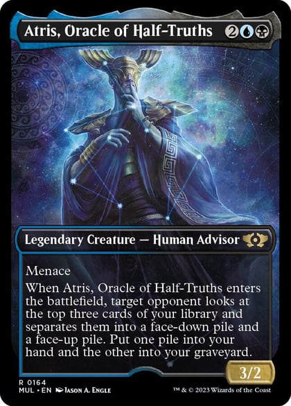 Atris, Oracle of Half-Truths (Halo Foil), March of the Machine: Multiverse Legends 164
