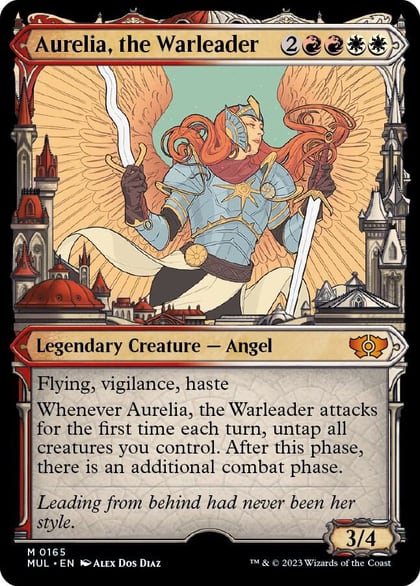 Aurelia, the Warleader (Halo Foil), March of the Machine: Multiverse Legends 165