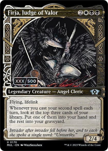 Firja, Judge of Valor (Serial Numbered), March of the Machine: Multiverse Legends 170