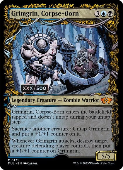 Grimgrin, Corpse-Born (Serial Numbered), March of the Machine: Multiverse Legends 171