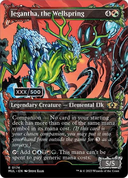 Jegantha, the Wellspring (Serial Numbered), March of the Machine: Multiverse Legends 174