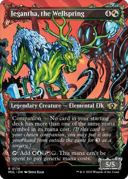Jegantha, the Wellspring (Halo Foil), March of the Machine: Multiverse Legends 174
