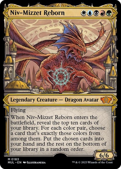Niv-Mizzet Reborn (Halo Foil), March of the Machine: Multiverse Legends 183