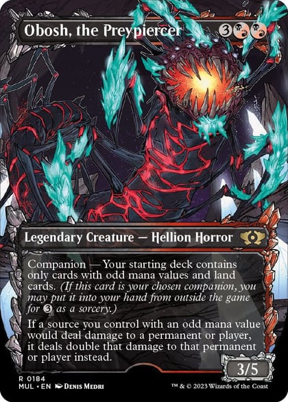 Obosh, the Preypiercer (Halo Foil), March of the Machine: Multiverse Legends 184