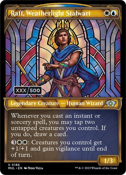 Raff, Weatherlight Stalwart (Serial Numbered), March of the Machine: Multiverse Legends 186