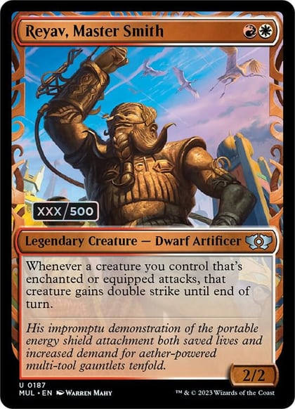 Reyav, Master Smith (Serial Numbered), March of the Machine: Multiverse Legends 187