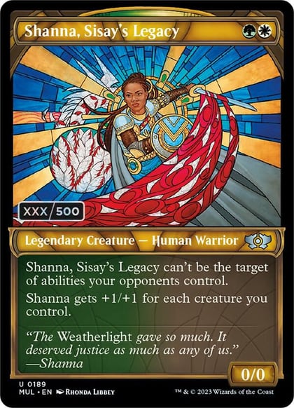 Shanna, Sisay's Legacy (Serial Numbered), March of the Machine: Multiverse Legends 189