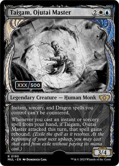 Taigam, Ojutai Master (Serial Numbered), March of the Machine: Multiverse Legends 190