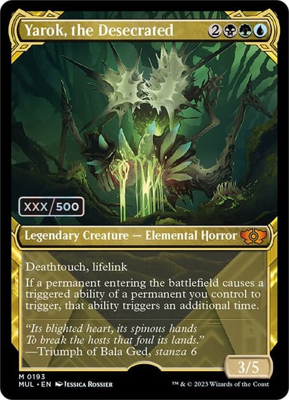 Yarok, the Desecrated (Serial Numbered), March of the Machine: Multiverse Legends 193