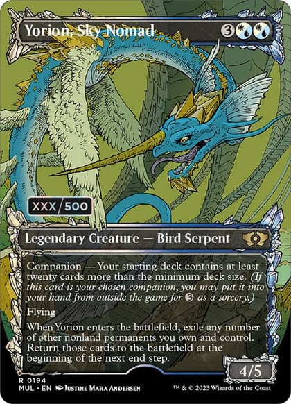 Yorion, Sky Nomad (Serial Numbered), March of the Machine: Multiverse Legends 194