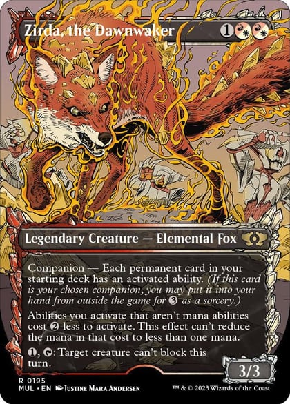 Zirda, the Dawnwaker (Halo Foil), March of the Machine: Multiverse Legends 195