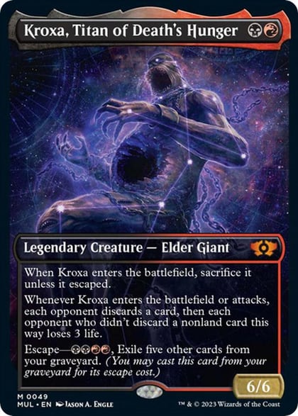 Kroxa, Titan of Death's Hunger, March of the Machine: Multiverse Legends 49