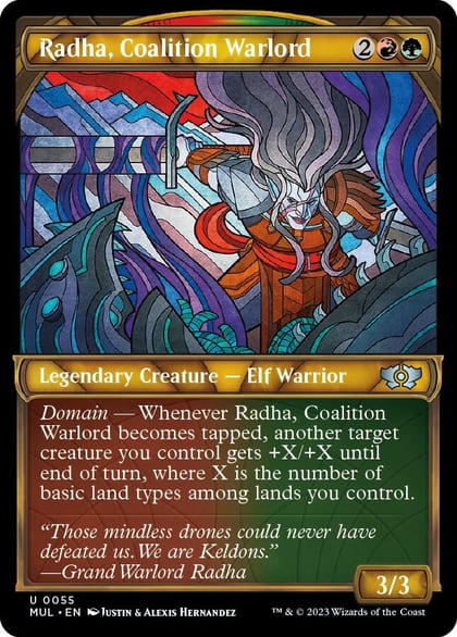 Radha, Coalition Warlord, March of the Machine: Multiverse Legends 55