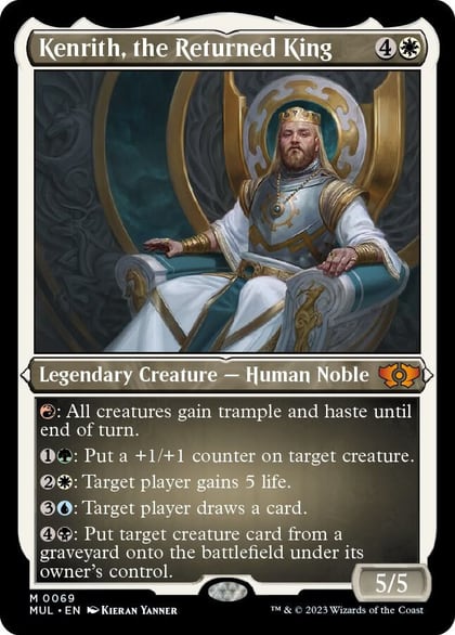 Kenrith, the Returned King (Foil Etched), March of the Machine: Multiverse Legends 69