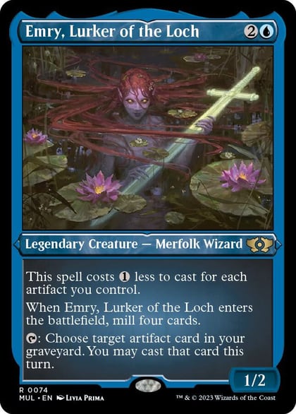 Emry, Lurker of the Loch (Foil Etched), March of the Machine: Multiverse Legends 74