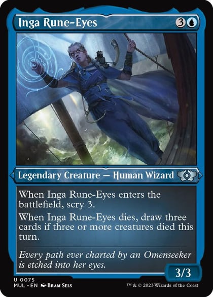 Inga Rune-Eyes (Foil Etched), March of the Machine: Multiverse Legends 75