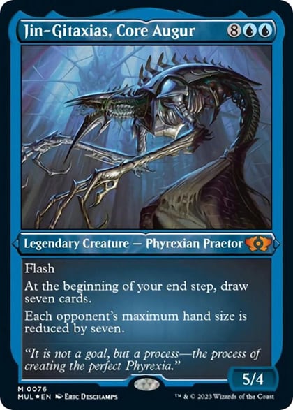 Jin-Gitaxias, Core Augur (Foil Etched), March of the Machine: Multiverse Legends 76