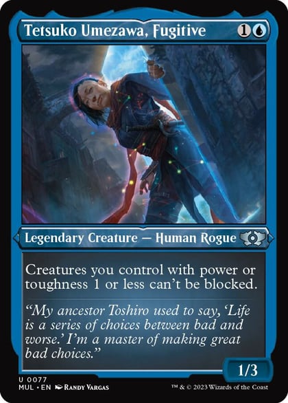 Tetsuko Umezawa, Fugitive (Foil Etched), March of the Machine: Multiverse Legends 77