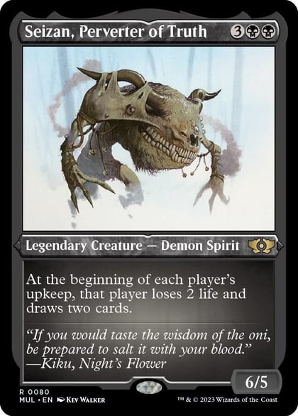 Seizan, Perverter of Truth (Foil Etched), March of the Machine: Multiverse Legends 80