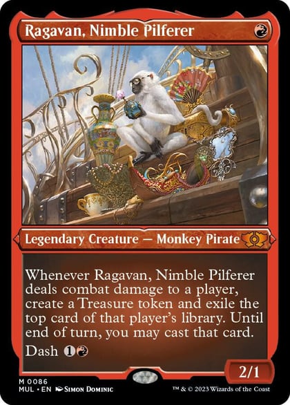 Ragavan, Nimble Pilferer (Foil Etched), March of the Machine: Multiverse Legends 86