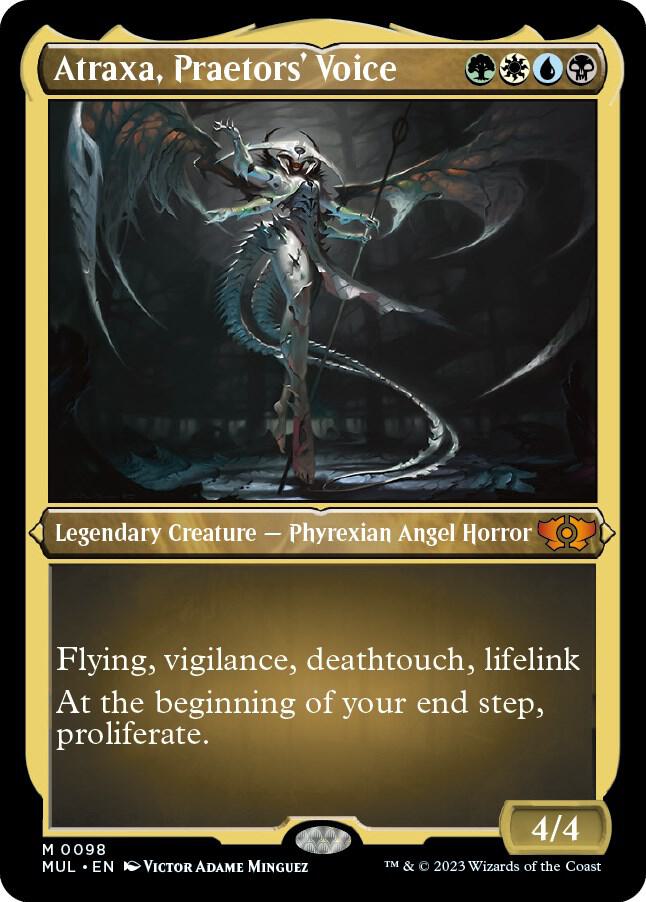 Atraxa, Praetors' Voice (Foil Etched), March of the Machine: Multiverse Legends 98