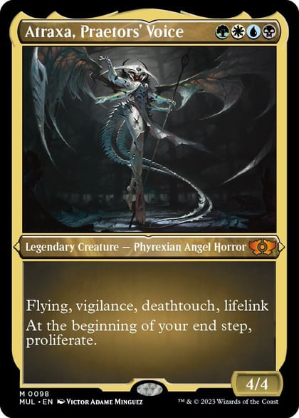 Atraxa, Praetors' Voice (Foil Etched), March of the Machine: Multiverse Legends 98