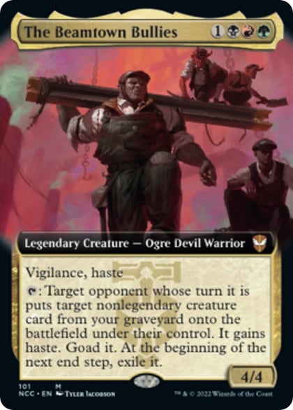 The Beamtown Bullies (Extended Art), Commander: Streets of New Capenna 101