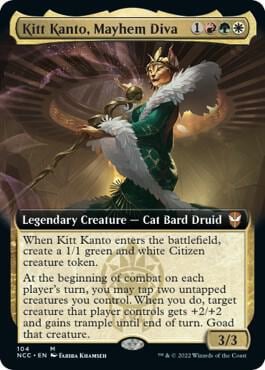 Kitt Kanto, Mayhem Diva (Extended Art), Commander: Streets of New Capenna 104